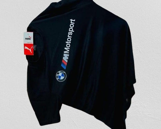 BMW M Motorsport Garage Regular Fit Crew-Neck T-Shirt (Black, M)