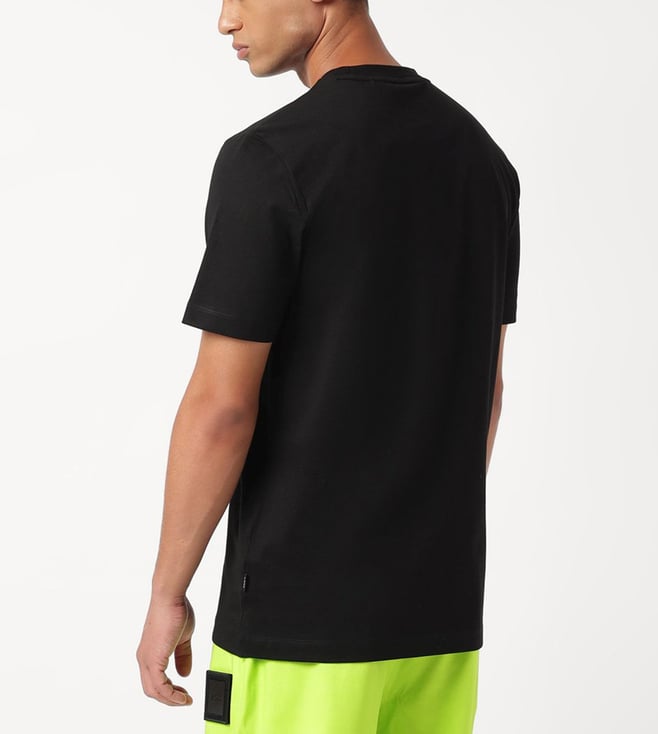 Black Regular Fit T-Shirt (Black, M)