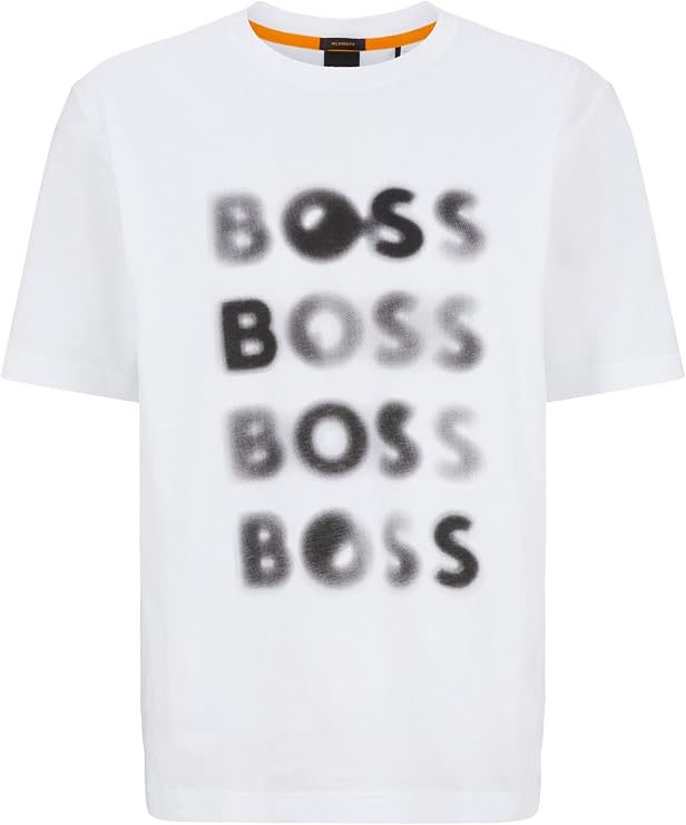 BOSS Men's Teetrury Shirt (White, M)