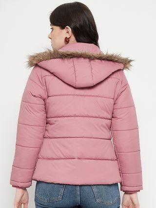 Women's Winter Wear Solid Parka Jacket