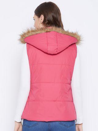 Women's Winter Wear Solid Parka Jacket