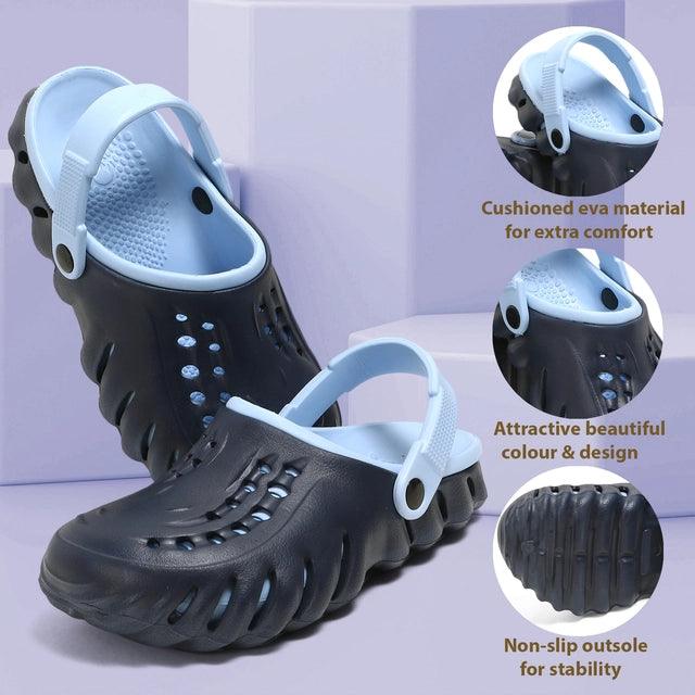 Clogs for Men (Blue & Black)