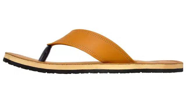 Flip Flops for Men (Tan, 6)